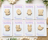 Kawaii Animal Pocket Hug SVG Bundle | 8 Scrap Buster Laser Cut Files | Glowforge Ready | Pocket Hug Gift | Commercial Use | Instant Download