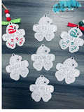Family Elf Ornament Set SVG, Scored,  Cut File, Laser Cut File, SVG, glowforge file