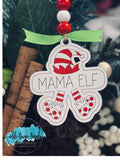 Family Elf Ornament Set SVG, Scored,  Cut File, Laser Cut File, SVG, glowforge file