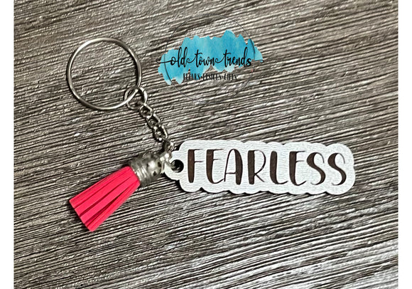 Fearless Keychain, package fillers, gifts, great add on sellers