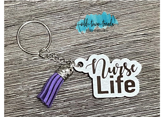 Nurse Life Keychain, package fillers, gifts, great add on sellers