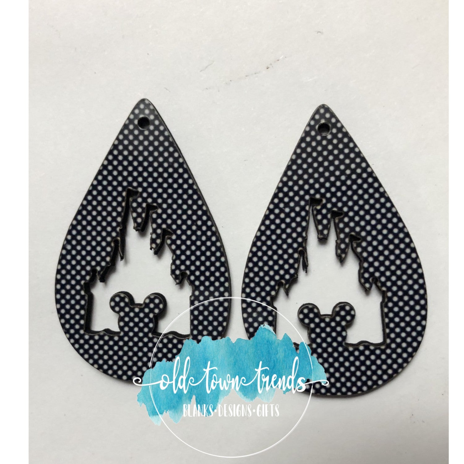 Blank Unisub brand sublimation Teardrop Earring shape, single sided, s–  Just Vinyl and Crafts