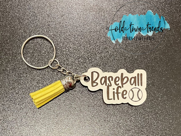 Baseball Life Keychain, package fillers, gifts, great add on sellers