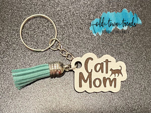 Cat Mom Keychain, package fillers, gifts, great add on sellers