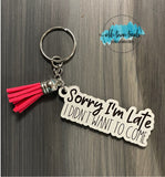 Snarky Keychain Set, Use your scraps, Moneymaker, cut file, glowforge, laser file