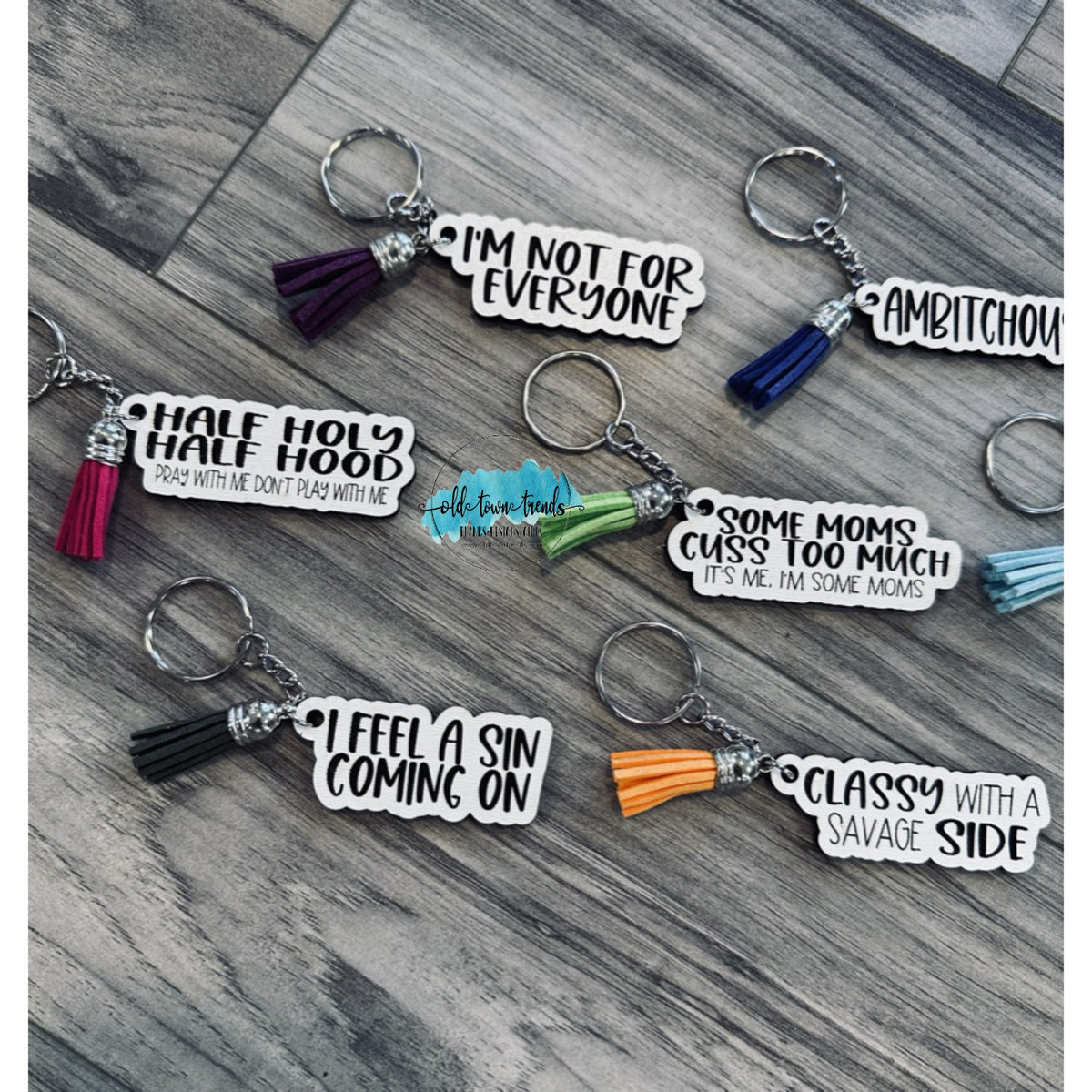 Snarky Keychain Set 5, funny saying keychains, SVG, Use your scraps, M ...