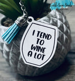Wine Sayings, Stemless wine glass shaped Keychain Set, Keychains SVG, scrap fillers, money makers, laser ready