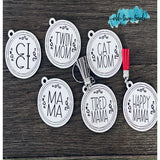 Mom keychain Set, Leopard circle, Keychains SVG, scrap fillers, money makers, laser ready