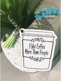 Coffee Shaped Coffee Sayings, Leopard Keychain Set, Keychains SVG, scrap fillers, money makers, laser ready