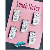 Lunch Notes Koala Bears, Pocket Hugs, SVG, PDF poem, scored patterns, glowforge, laser ready, scrap buster