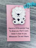 Woodland Animals Pocket Hug Set with Pocket Hugs Poem, SVG, PDF poem, engraved patterns, glowforge, laser ready